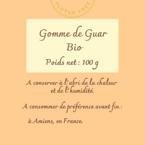 Gomme de Guar Bio 100G