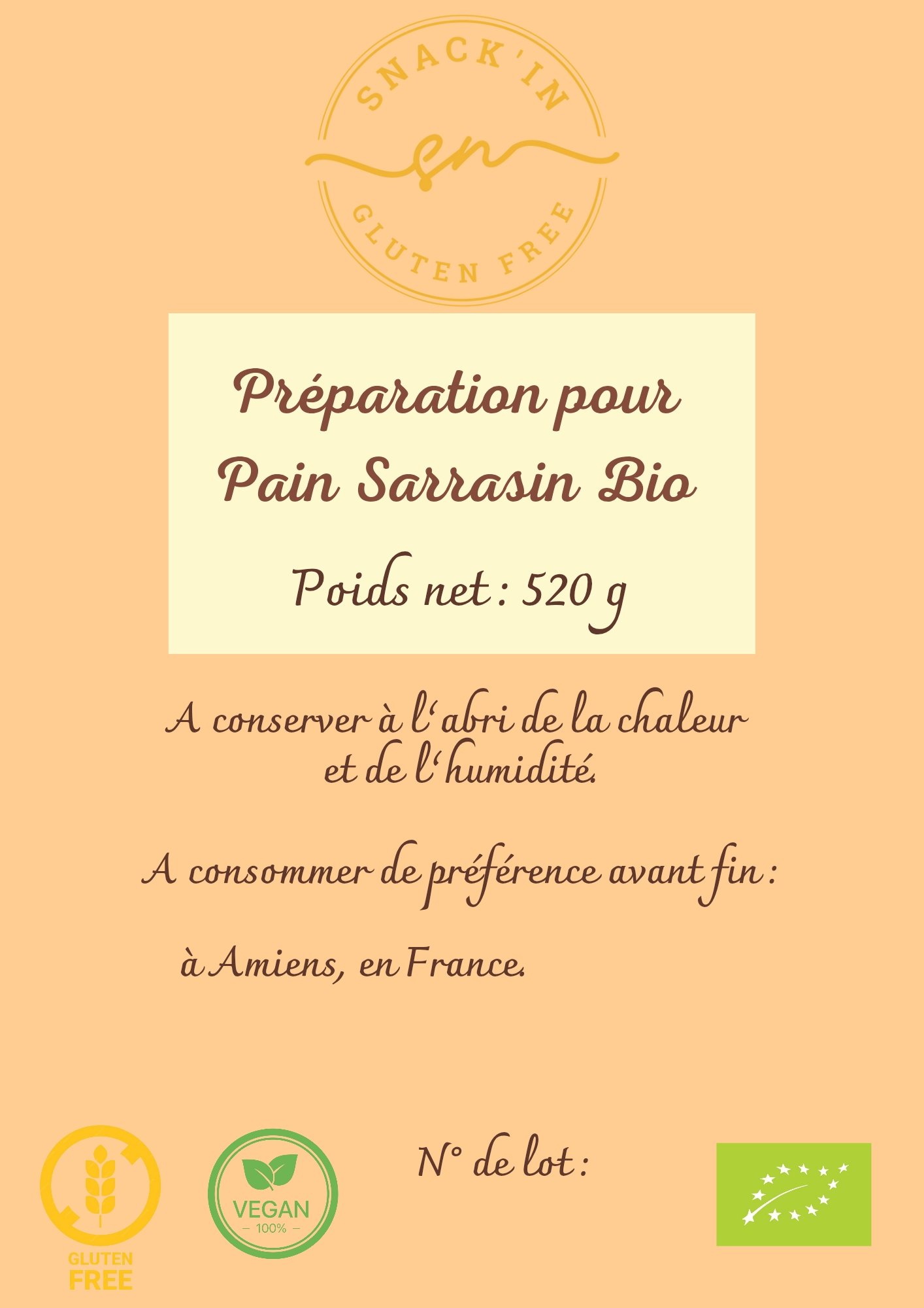 Préparation pour Pain Sarrasin Bio